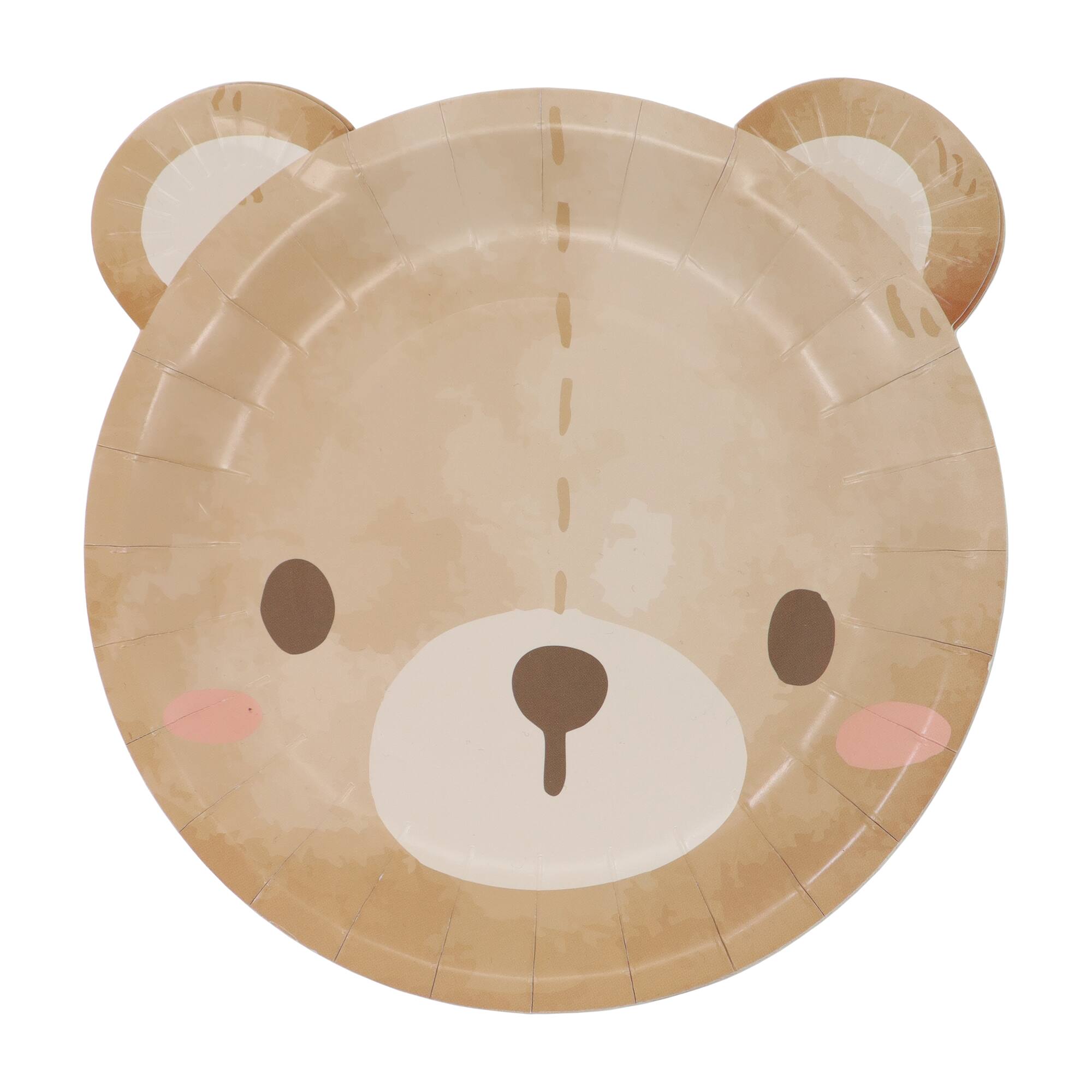 24 Packs: 8 ct. (192 total) 7" Bear Shaped Snack Plates by Celebrate It™